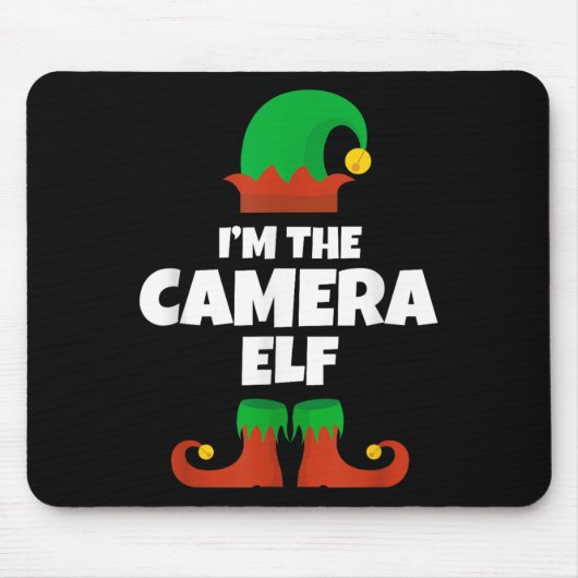 I'm The Camera Elf Family Pajama Christmas Man Pho Muismat (Voorkant)