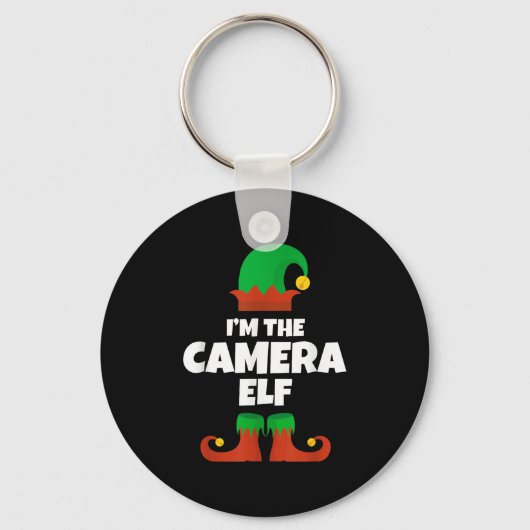 I'm The Camera Elf Family Pajama Christmas Man Pho Sleutelhanger (Voorkant)