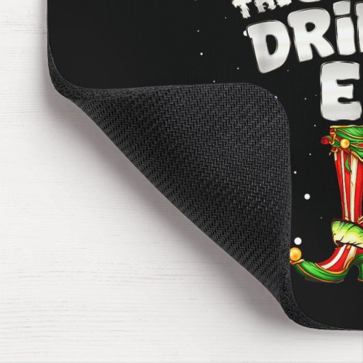 I'm The Coffee Drinking Elf Family Matching Group Muismat (Hoek)