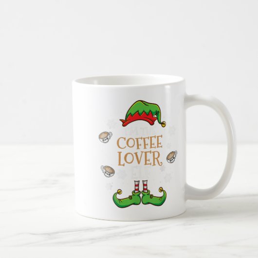 Im The Coffee Lover Elf Christmas  Koffiemok (Rechts)