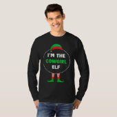 Im The Cowgirl Elf Christmas T-shirt (Voorkant volledig)