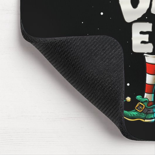 I'm The Dad Elf Family Matching Group Christmas  Muismat (Hoek)