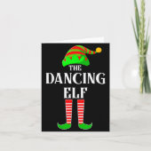 I'm The Dancing Elf Family Matching Costume Christ Kaart (Voorkant)