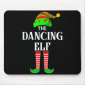 I'm The Dancing Elf Family Matching Costume Christ Muismat (Voorkant)