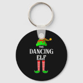 I'm The Dancing Elf Family Matching Costume Christ Sleutelhanger (Voorkant)