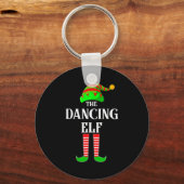 I'm The Dancing Elf Family Matching Costume Christ Sleutelhanger (Voorkant)
