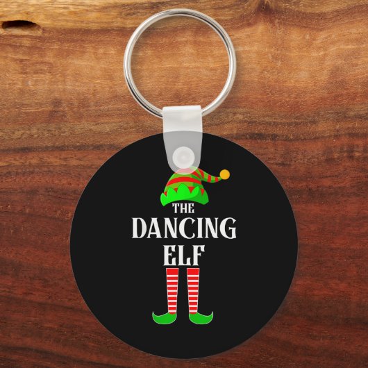 I'm The Dancing Elf Family Matching Costume Christ Sleutelhanger (Voorkant)