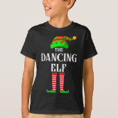 I'm The Dancing Elf Family Matching Costume Christ T-shirt (Voorkant)