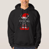 I'm The Dancing Elf Matching Funny Christmas Famil Hoodie (Voorkant)