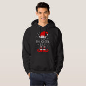 I'm The Daughter Elf Matching Funny Christmas Fami Hoodie (Voorkant volledig)