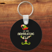 I'm The Decorating Elf Shirt Women Christmas Pajam Sleutelhanger (Voorkant)