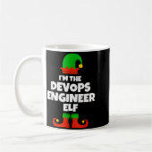 I'm The Devops Engineer Elf Family Pajama Christma Koffiemok (Links)