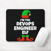 I'm The Devops Engineer Elf Family Pajama Christma Muismat (Met muis)