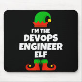 I'm The Devops Engineer Elf Family Pajama Christma Muismat (Voorkant)
