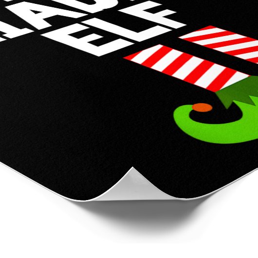 I'm The Dziadzia Elf Christmas Family Pajama Funny Poster (Hoek)