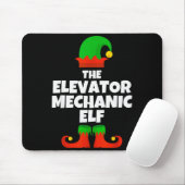 I'm The Elevator Mechanic Elf Family Pajama Christ Muismat (Met muis)