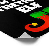 I'm The Esthetician Elf Family Pajama Christmas Be Poster (Hoek)