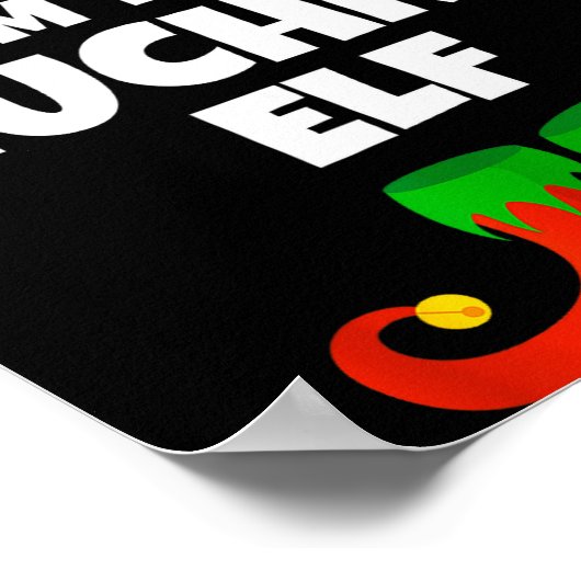 I'm The Euchre Elf Family Pajama Christmas Funny P Poster (Hoek)