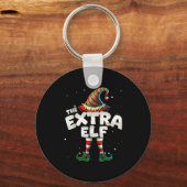 I'm The Extra Elf Family Matching Group Christmas  Sleutelhanger (Voorkant)