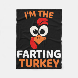I'm The Farting Turkey Fleece Deken