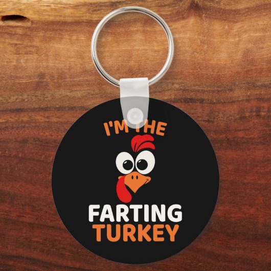 I'm The Farting Turkey Sleutelhanger (Voorkant)