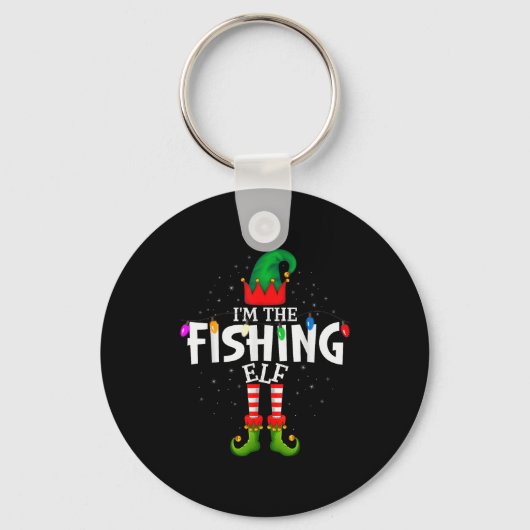 I'm The Fishing Matching Christmas Family  Sleutelhanger (Voorkant)