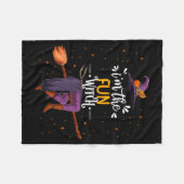 Im The Fun Witch Halloween Matching Group Costume  Fleece Deken (Voorkant (Horizontaal))