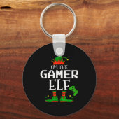 I'm The Gamer Elf Family Matching Gaming Christmas Sleutelhanger (Voorkant)