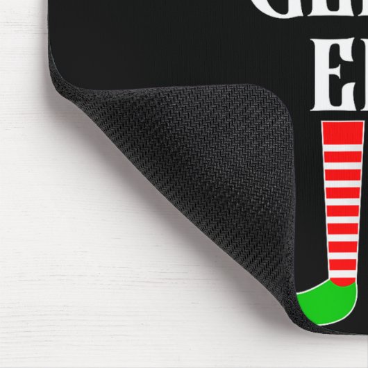 I'm The Geeky Elf Family Matching Costume Christma Muismat (Hoek)