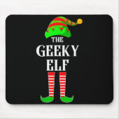 I'm The Geeky Elf Family Matching Costume Christma Muismat (Voorkant)