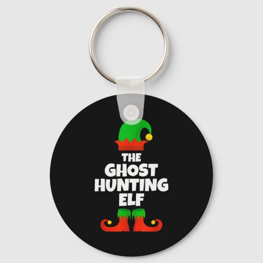 I'm The Ghost Hunting Elf Family Pajama Christmas  Sleutelhanger (Voorkant)