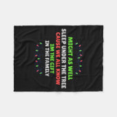 Im The Gift In The Family Funny Favorite Child Chr Fleece Deken (Voorkant (Horizontaal))