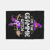 Im The Grammie Witch Halloween Matching Group Cost Fleece Deken (Voorkant (Horizontaal))