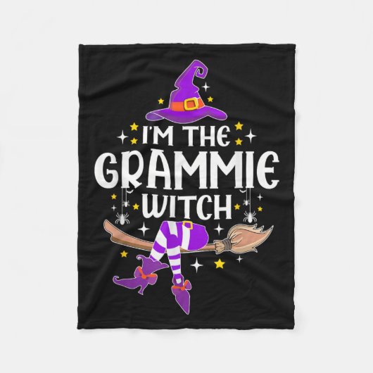 Im The Grammie Witch Halloween Matching Group Cost Fleece Deken (Voorkant)