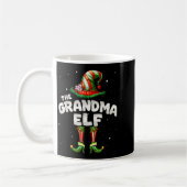 I'm The Grandma Elf Family Matching Group Christma Koffiemok (Links)
