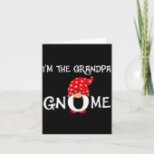 I'm The Grandpa Gnome Funny Christmas Gnome  Kaart (Voorkant)