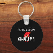 I'm The Grandpa Gnome Funny Christmas Gnome Sleutelhanger (Voorkant)