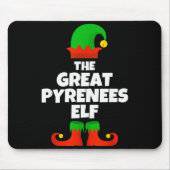 I'm The Great Pyrenees Elf Family Pajama Christmas Muismat (Voorkant)