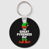 I'm The Great Pyrenees Elf Family Pajama Christmas Sleutelhanger (Voorkant)
