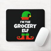 I'm The Grocery Elf Family Pajama Christmas Funny Muismat (Met muis)