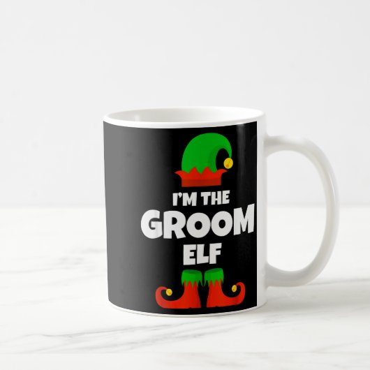I'm The Groom Elf Family Pajama Christmas Funny Koffiemok (Rechts)