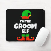 I'm The Groom Elf Family Pajama Christmas Funny  Muismat (Met muis)