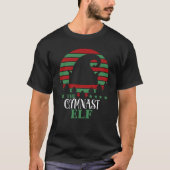 Im The Gymnast Elf Matching Christmas Classic T-Sh T-shirt (Voorkant)
