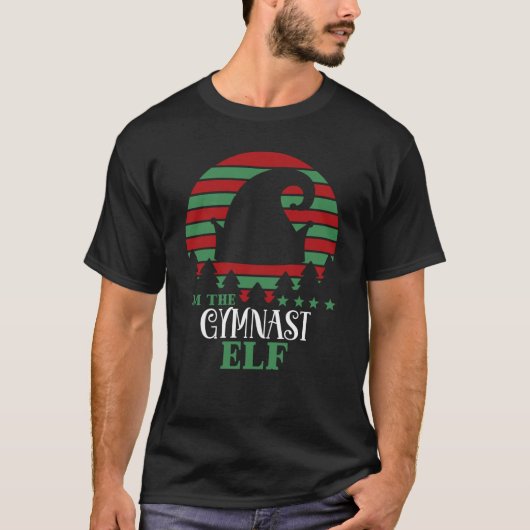 Im The Gymnast Elf Matching Christmas Classic T-Sh T-shirt (Voorkant)