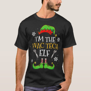 Im The HVAC Tech Elf Kerstmis T-shirt