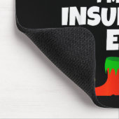 I'm The Insurance Elf Family Pajama Christmas Funn Muismat (Hoek)