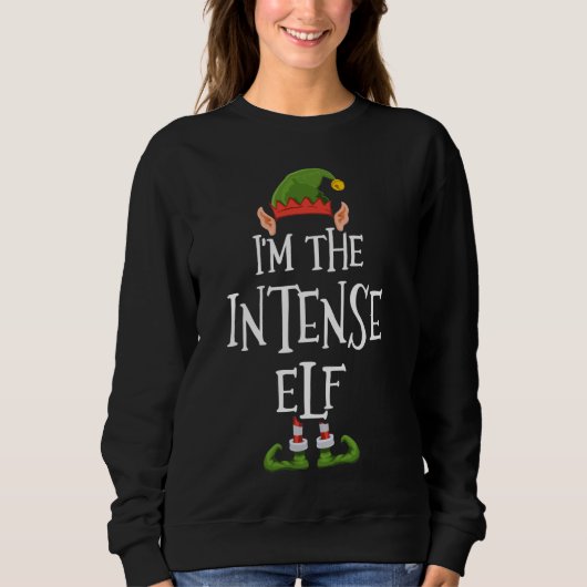 I'm the Intense Elf Graphic - Grappig Lelijk Kerst Trui (Voorkant)