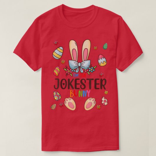 I'm The Jokester Bunny Easter Day Matching Family T-shirt (Design voorkant)