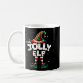 I'm The Jolly Elf Family Matching Group Christmas Koffiemok (Links)