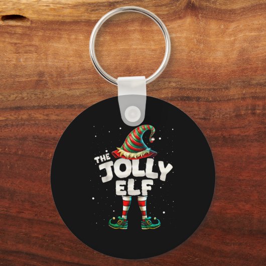 I'm The Jolly Elf Family Matching Group Christmas Sleutelhanger (Voorkant)